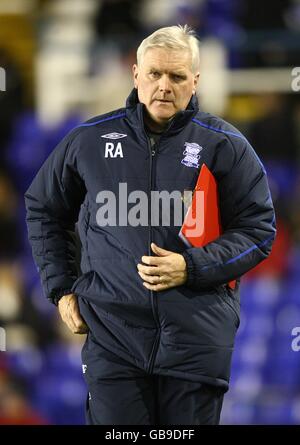 Fußball - Coca-Cola Football Championship - Birmingham City / Ipswich Town - St Andrews' Stadium. Birmingham City First Team Coach Roy Aitken Stockfoto