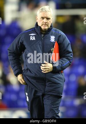 Fußball - Coca-Cola Football Championship - Birmingham City / Ipswich Town - St Andrews' Stadium. Birmingham City First Team Coach Roy Aitken Stockfoto