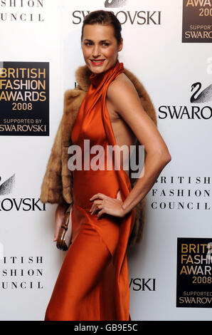 Die British Fashion Awards 2008 - London Stockfoto