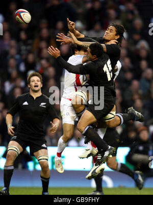 Rugby-Union - Investec Challenge Serie-2008 - England V Neuseeland - Twickenham Stockfoto