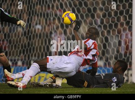 Fußball - Barclays Premier League - Stoke City gegen Hull City - Britannia Stadium Stockfoto