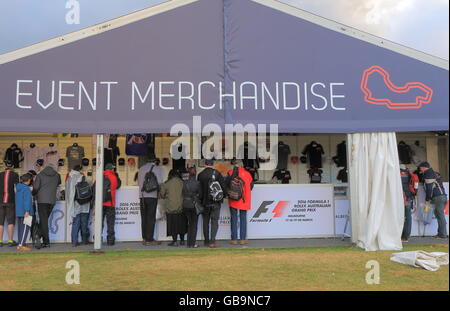 Formel 1 Grand Prix im Albert Park Melbourne Australien besuchen Menschen. Stockfoto