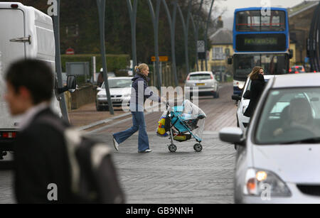 Shared Space-Schema Stockfoto