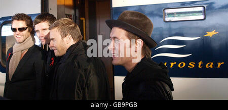 Nehmen Sie diese Einführung neues Album in St Pancras - London Stockfoto
