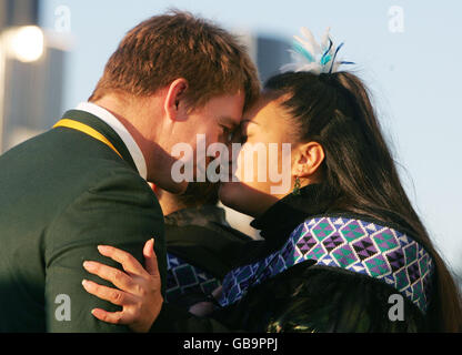Rugby-Union - IRB Rugby Union World Cup 2011 Pool Allocation Draw - Tower Bridge Stockfoto