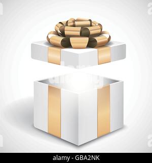 Vektor-offene Geschenk-box Stock Vektor