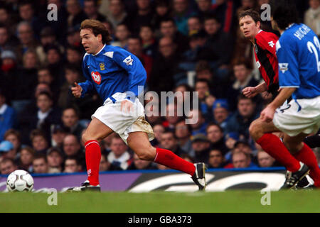 Fußball - FA Barclaycard Premiership - Portsmouth / Manchester City. Eyal Berkovic, Portsmouth Stockfoto