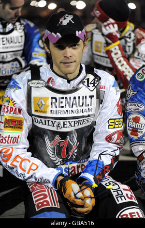 Speedway - Die Elite League Riders Championship 2008 - Perry Barr Stadium. Rory Schlein, Coventry Bees Stockfoto