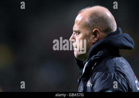 Fußball - Deutsche Bundesliga - SV Werder Bremen / FC Köln - Weserstadion. Thomas Schaaf, Werder Bremen Cheftrainer Stockfoto