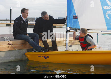 Olympia - Segel - ODA enthüllen Abschluss des ersten 2012 Austragungsort - Weymouth & Portland National Sailing Academy Stockfoto