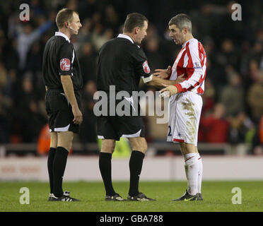 Fußball - Carling Cup - Finale Viertel - Stoke City V Derby County - Britannia Stadium Stockfoto