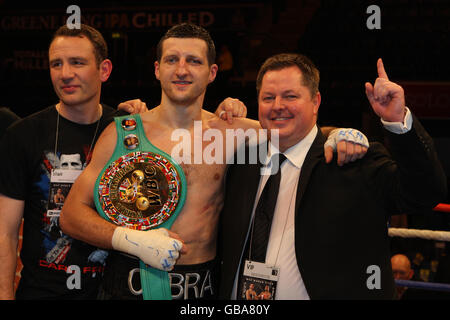 Boxen - WBC im Super-Mittelgewicht - Carl Froch V Jean Pascal - Trent FM Arena Stockfoto