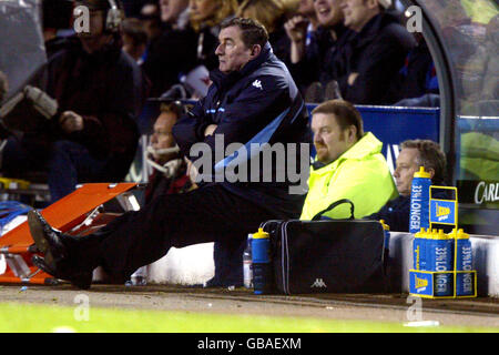 Fußball - FA Barclaycard Premiership - Leeds United / Tottenham Hotspur. David Pleat, Manager von Tottenham Hotspur Stockfoto