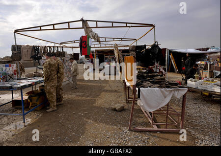 Britische Truppen in Afghanistan Stockfoto