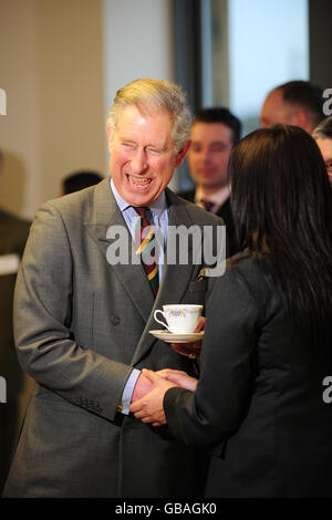 Der Prince Of Wales besucht Yorkshire Stockfoto