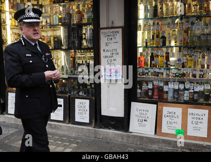 Sir Ian Blair abtreten Stockfoto