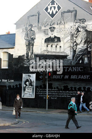 Titanic Signature-Projekt Stockfoto