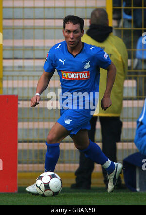 Fußball - deutsche Bundesliga - TSG 1899 Hoffenheim V DSC Arminia Bielefeld - Carl-Benz-Stadion Stockfoto