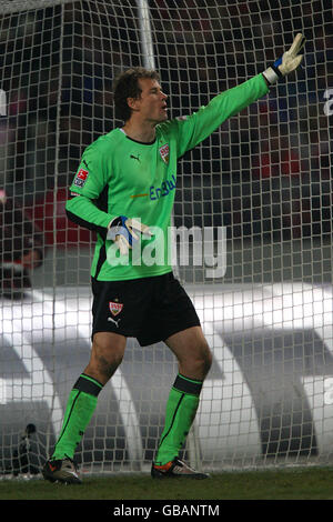 Fußball - Bundesliga - VfB Stuttgart / FC Schalke 04 - Mercedes-Benz Arena. VfB Stuttgart-Torwart Jens Lehmann Stockfoto