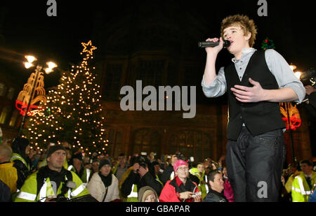 Eoghan Quigg führt in Londonderry Stockfoto