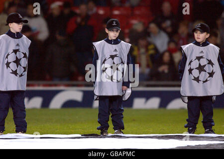 Fußball - UEFA Champions League - Gruppe E - Manchester United V VFB Stuttgart Stockfoto