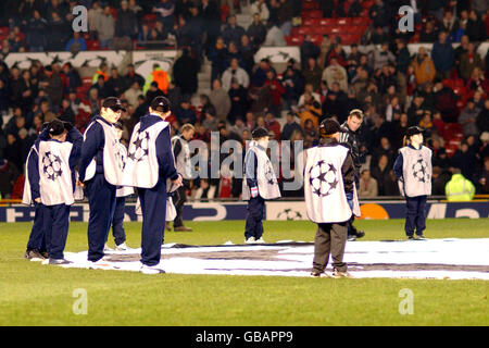 Fußball - UEFA Champions League - Gruppe E - Manchester United V VFB Stuttgart Stockfoto