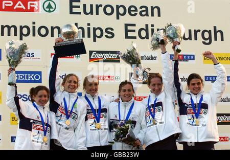 Leichtathletik - der 10. SPAR Cross County EM - Edinburgh Stockfoto
