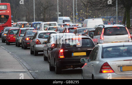 Staus Kosten Referendum in Manchester Stockfoto