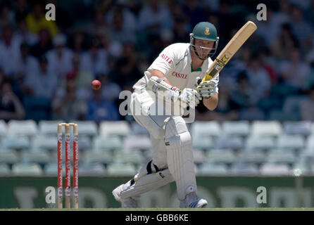 Cricket - mobile 3er - erster Test - Australien V Südafrika - WACA - zweiter Tag Stockfoto