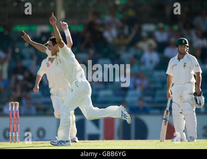 Cricket - mobile 3er - erster Test - Australien V Südafrika - WACA - zweiter Tag Stockfoto