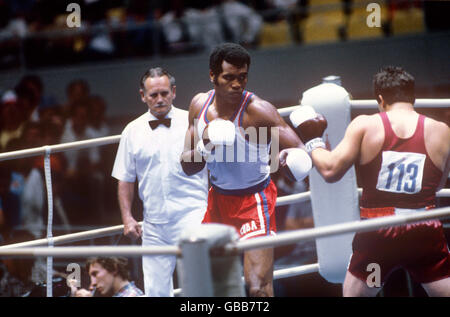 Boxen - Moskau Olympische Spiele 1980 - Schwergewicht Stockfoto