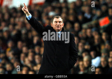 Fußball - FA Barclaycard Premiership - Tottenham Hotspur / Charlton Athletic. David Pleat, Verwalter von Tottenham Hotspur Stockfoto