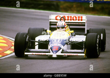 Formel-1-Autorennen - Großer Preis Von Großbritannien. Nigel Mansell, Williams Honda Stockfoto