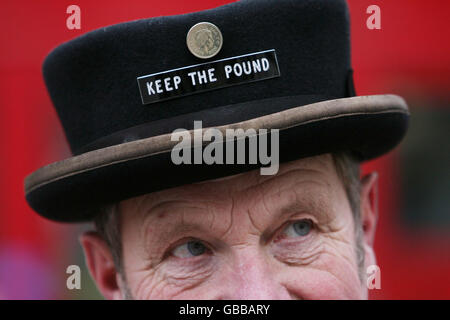 10. Jahrestag des Euro Stockfoto