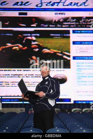 Murrayfield Rugby-Union - offizielle Website-Start- Stockfoto