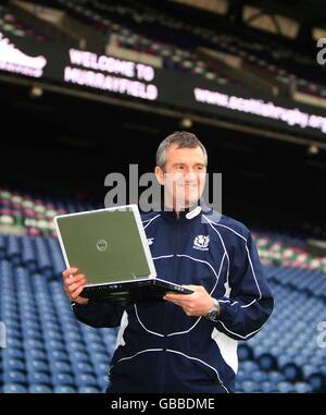 Murrayfield Rugby-Union - offizielle Website-Start- Stockfoto