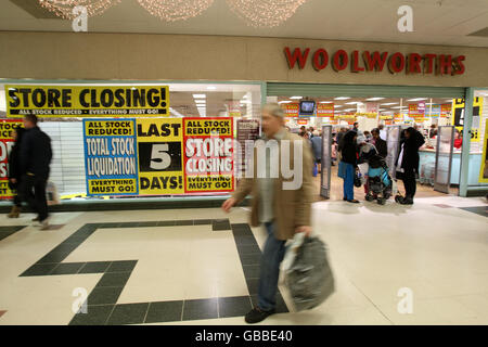 Woolworths-Verschlüsse Stockfoto