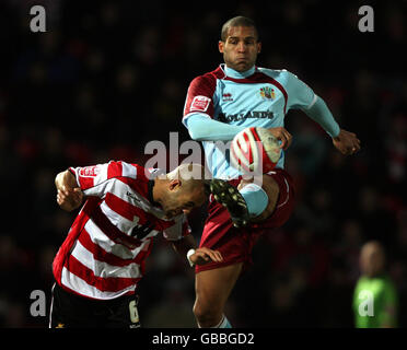 Fußball - Coca-Cola Football League Championship - Doncaster Rovers V Burnley - Keepmoat Stadium Stockfoto