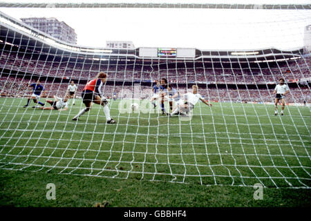 Fußball - FIFA World Cup-Finale 1982 - Italien / BRD - Santiago-Bernabéu-Stadion Stockfoto