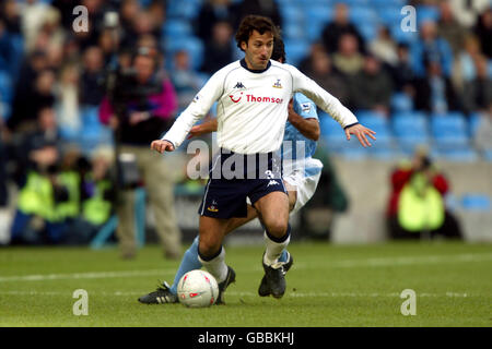 Fußball - AXA-FA-Cup - 4. Runde - Manchester City gegen Tottenham Hotspur Stockfoto