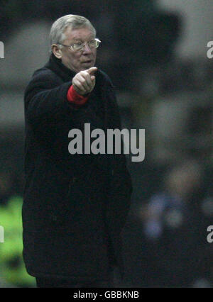 Fußball - Carling Cup - Semi Final - Hinspiel - Derby County V Manchester United - Pride Park Stockfoto