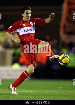 Fußball - Barclays Premier League - Middlesbrough V Sunderland - Riverside Stadium. Stewart Downing, Middlesbrough Stockfoto