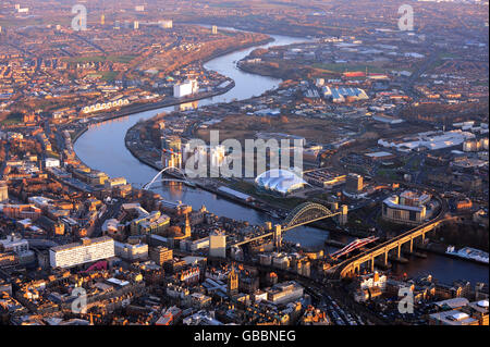 Nordostengland Lager Stockfoto