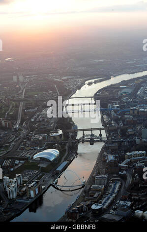 Nordostengland Lager Stockfoto