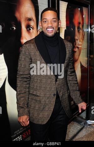 Will Smith kommt zur britischen Premiere von Seven Pounds am Empire Leicester Square, London, WC2. Stockfoto