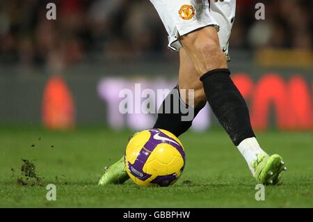 Fußball - Barclays Premier League - Manchester United gegen Wigan Athletic - Old Trafford Stockfoto