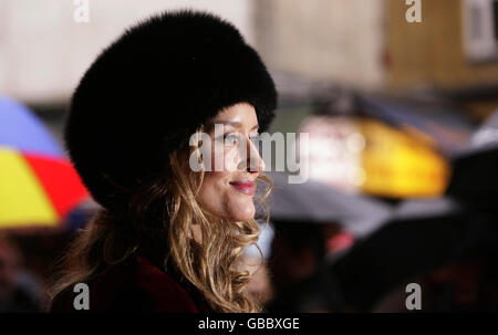 Natascha McElhone kommt zur britischen Filmpremiere von The Secret of Moonacre im Vue Leicester Square, London. Stockfoto