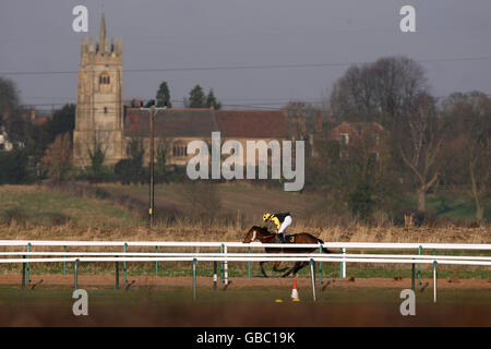 Pferderennen - Southwell Racecourse. Allgemeine Ansicht der Southwell-Rennstrecke Stockfoto