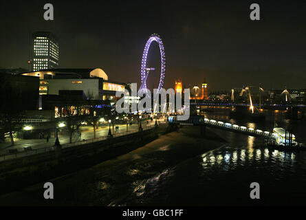 London bei Nacht Stockfoto