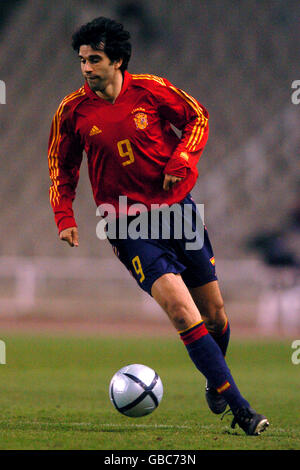 Fußball - International freundlich - Spanien / Peru. Joan Carlos Valeron, Spanien Stockfoto